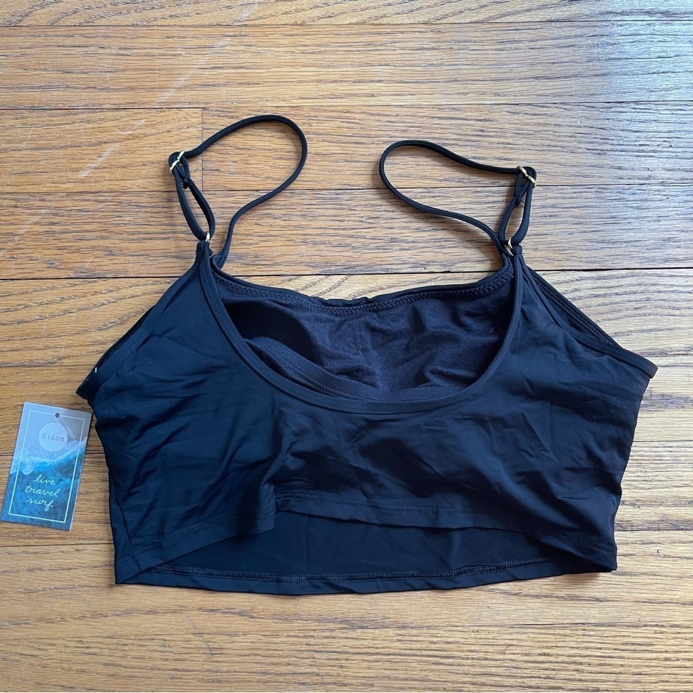 NEW Eidon Surf Selena Black Licorice Bikini Top 3525668 Size Large NWT - Picture 4 of 7